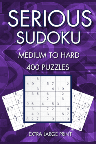 Serious Sudoku Medium to Hard 8.5x11